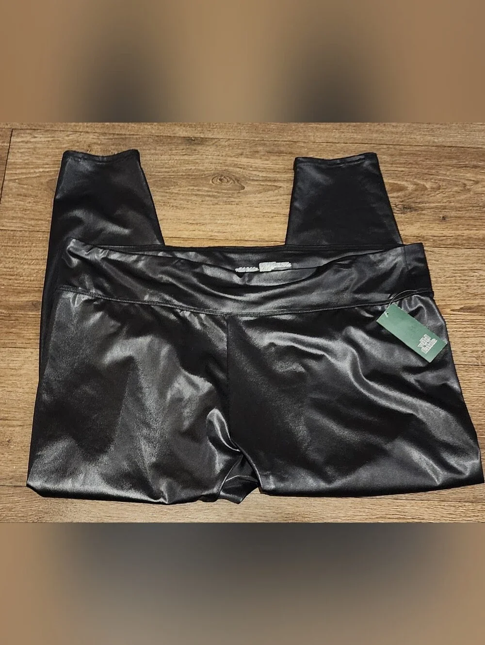 Wild Fable Black Faux Leather Leggings 3X NWT